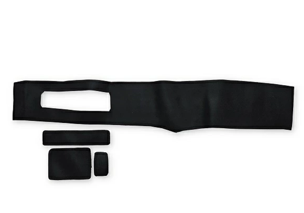 Dashboard Cover PU Leather Black Fits Toyota Land Cruiser Prado KZJ71G KZJ71W KZJ78G KZJ78W