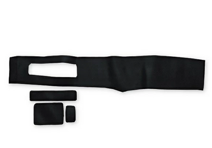 Dashboard Cover PU Leather Black Fits Toyota Land Cruiser Prado KZJ71G KZJ71W KZJ78G KZJ78W