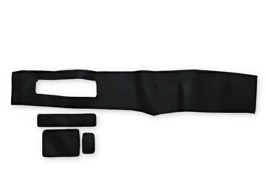 Dashboard Cover PU Leather Black Fits Toyota Land Cruiser Prado KZJ71G KZJ71W KZJ78G KZJ78W