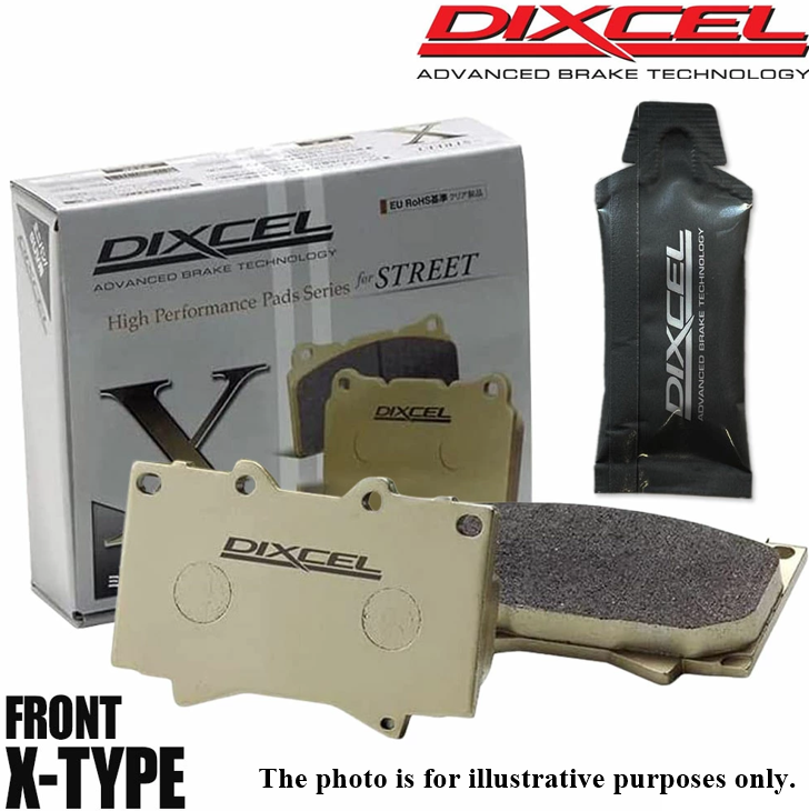 DIXCEL X-Type Front Brake Pads for Toyota Land Cruiser Prado KZJ71G/W/J78G/W