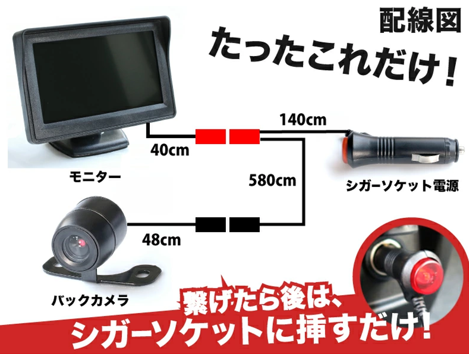 Backup Camera and Monitor Set for Toyota Land Cruiser Prado KZJ78 VZJ78 Easy Installation