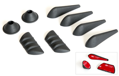 Aero Fin Protector Door Guard for Toyota Land Cruiser Prado KZJ78 VZJ78 Noise Reduction