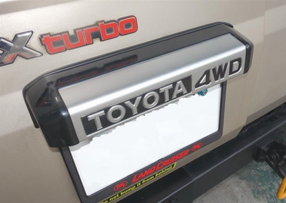 Genuine Toyota KZJ78W Land Cruiser Prado License Plate Cover 81276-90K02
