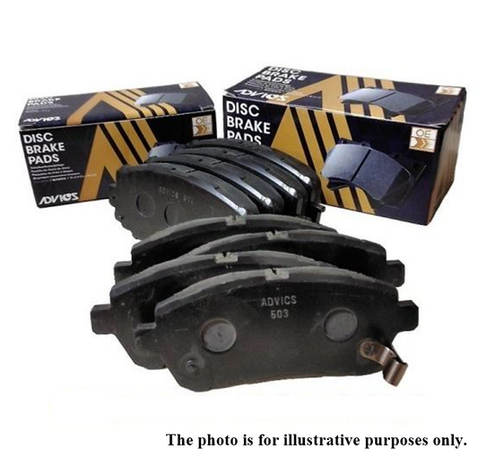 Advics Front and Rear Brake Pads Set for Toyota Land Cruiser Prado KZJ71G KZJ71W KZJ78G KZJ78W