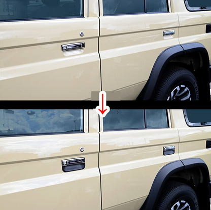Fits Toyota Land Cruiser 70 GDJ Door Handle Protector Panel Custom Accessory