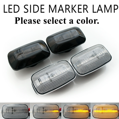 Sequential LED Side Marker Lights for Toyota Land Cruiser 70 Series GRJ7# GDJ76W