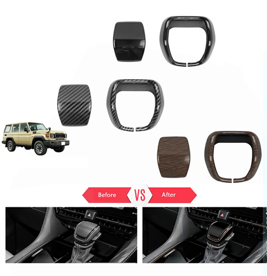 Shift Lever Cover Set for Toyota Land Cruiser 70 LC70 GDJ76W AX Interior