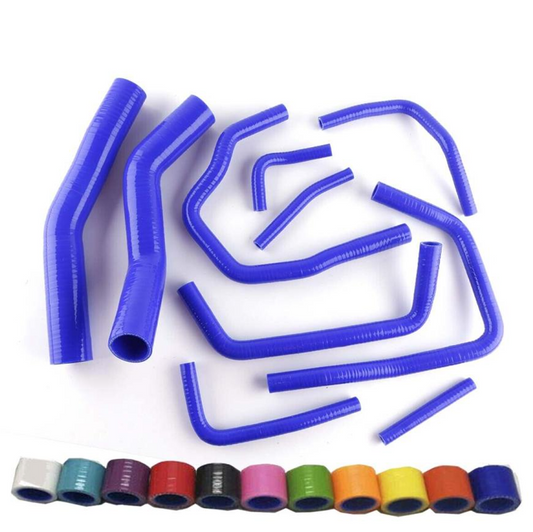 Radiator Hose Set for Toyota Land Cruiser HDJ80 HDJ81 10pcs JNRacing