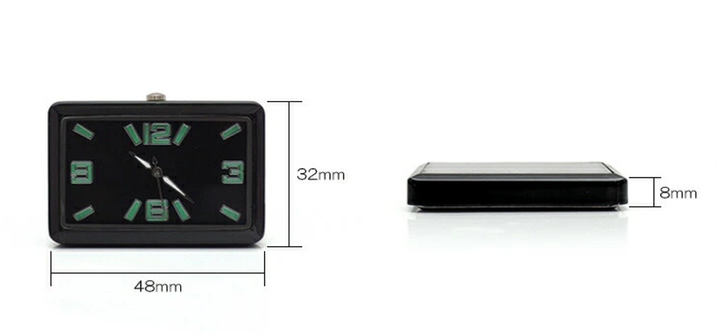 Car Analog Clock Fits Toyota Land Cruiser Prado 90 Series Luminous Dial 48x32mm