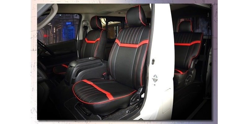 Premium PVC Seat Covers Set for 8-Passenger Toyota Land Cruiser Prado KZJ78G KZJ78W