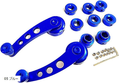 Universal Aluminum Window Crank Handle for Acty Sambar Carry Blue Color