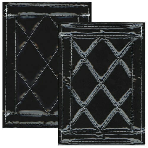 Custom Made Black Mud Flaps for Trucks - Lightweight Size 250mm x 180mm (Set of 2)
