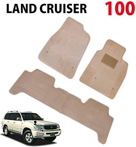 Beige Floor Mats for Toyota Land Cruiser 100 (5-Seater) UZJ100W / HDJ101K