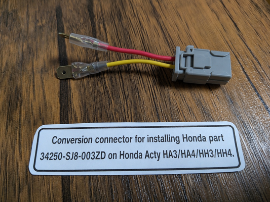 Dome Light Conversion Connector for Honda Acty HA3 HA4 HH3 HH4 Fits 34250-SJ8-003ZD