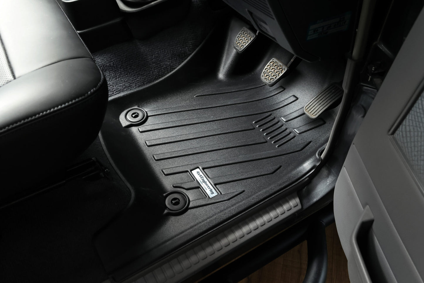 3D Floor Mat Full Set Front + Second + Rear Luggage Tray Fits Toyota Land Cruiser 70 GDJ76