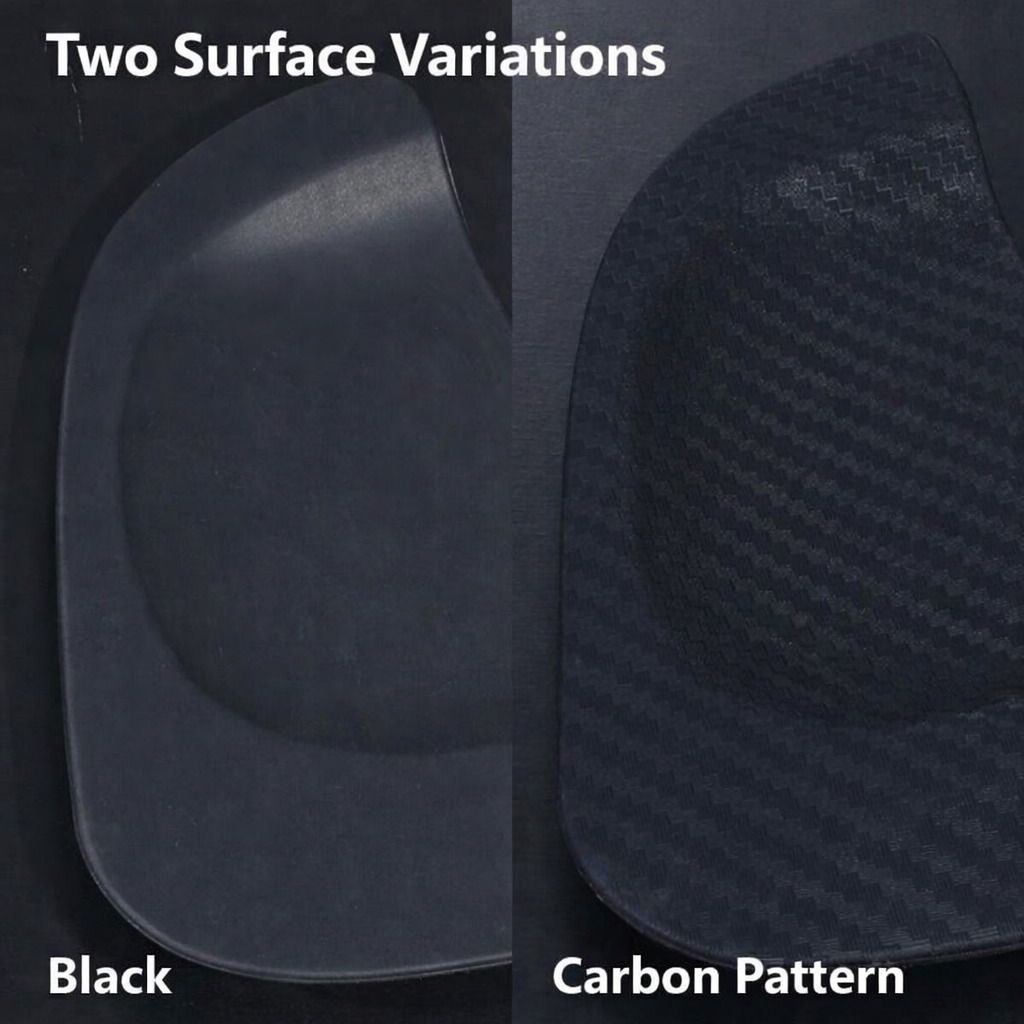 Door Handle Under Protector Rubber Scratch Guard Cover 2pcs Matte Black / Carbon Style Fits DA16T Carry / Super Carry