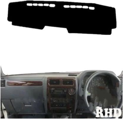 RHD Dashboard Cover Carpet Dashboard Mat Fits Toyota Land Cruiser Prado J90 1996–2001