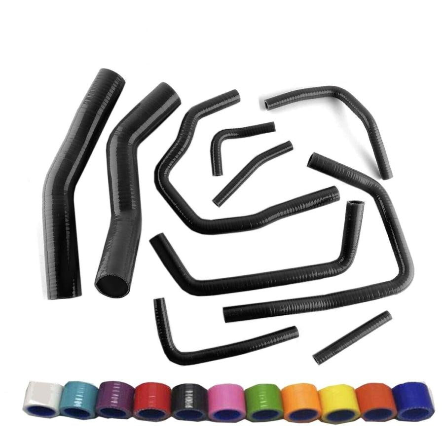 Radiator Hose Set for Toyota Land Cruiser HDJ80 HDJ81 10pcs JNRacing