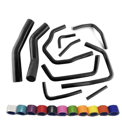 Radiator Hose Set for Toyota Land Cruiser HDJ80 HDJ81 10pcs JNRacing
