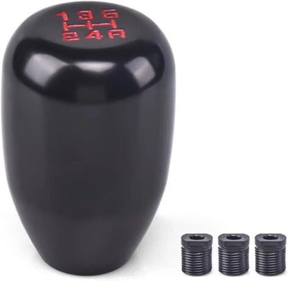 5-Speed MT Compatible Aluminum Shift Knob 3 Colors Gray Silver Black Fits Kei Trucks & Cars
