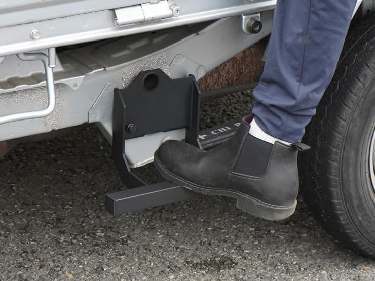 Side Step for Suzuki Carry DA16T DA63T - Black Steel - Wild Look