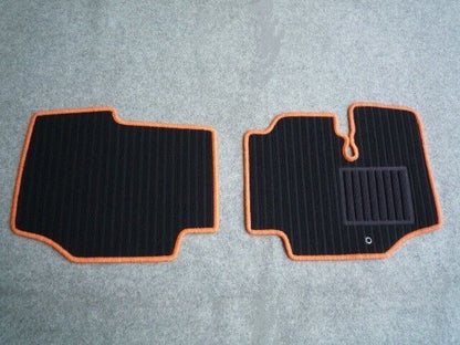 Sambar Truck JDM KS3 KS4 Floor Mat Orange 93-99 Front 2 piece