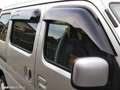 Suzuki Carry JDM EVERY DE51V DF51V Door Side Visors 4 pieces For CaliforniaMirror