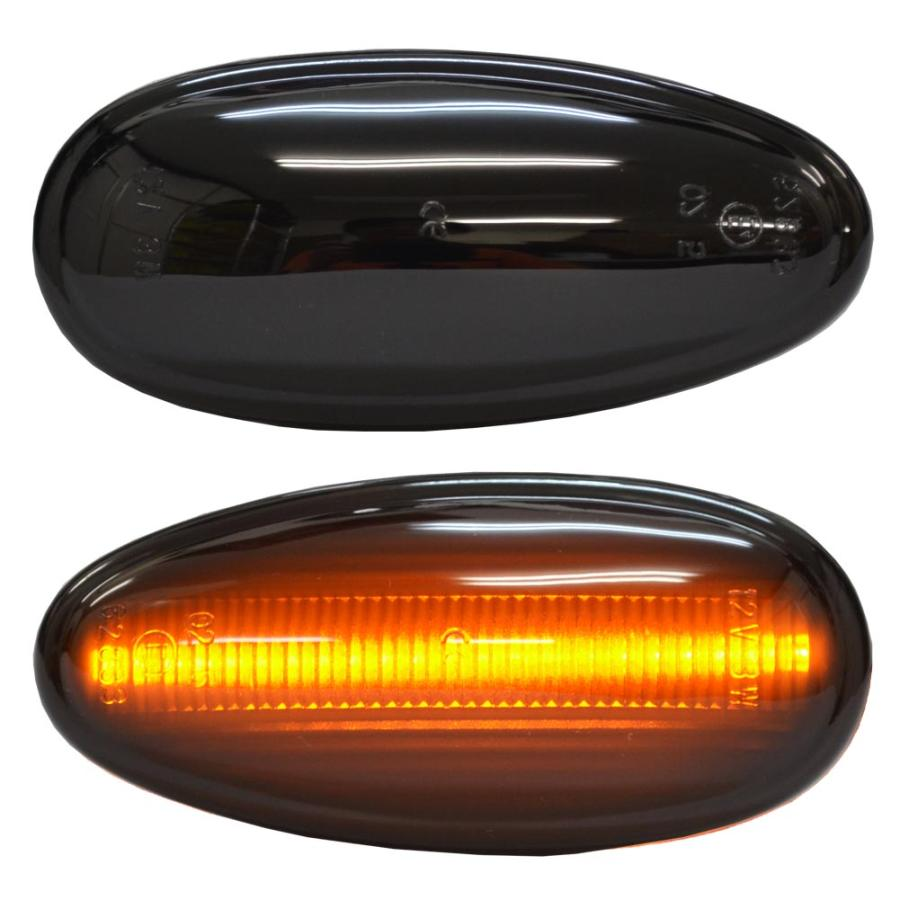 MITSUBISHI Delica JDM 94-07 LED Side Markers Smoked Lens Winker Orange