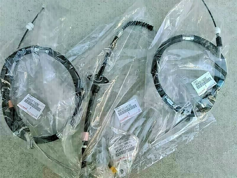 TOYOTA Genuine JDM SUPRA JZA80L 93-98 Parking Brake Cable Assy & Equalizer Set OEM