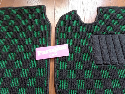 Suzuki Carry JDM DA16T Floor mat Check Green Super Carry Car mat