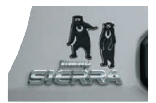 SUZUKI Genuine JDM Jimny Sierra JB74W JC JL Sticker Emblem sun bear Pattern