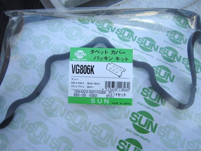 Ocean parts JDM For SUBARU Sambar  VALVE COVER GASKET Tappet cover gasket set TV1