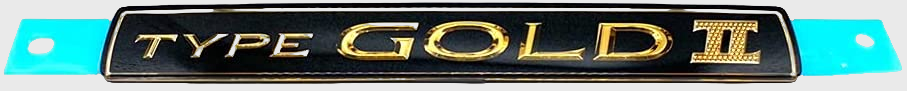 TOYOTA 75445-58010 JDM Alphard Hybrid TYPE GOLD II Emblem Genuine OEM Japan