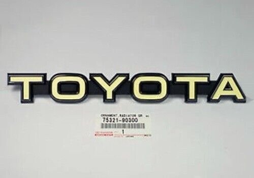 Toyota Genuine JDM Land Cruiser FJ40 BJ40 FJ45 75321-90300 Front Grille Emblem OEM