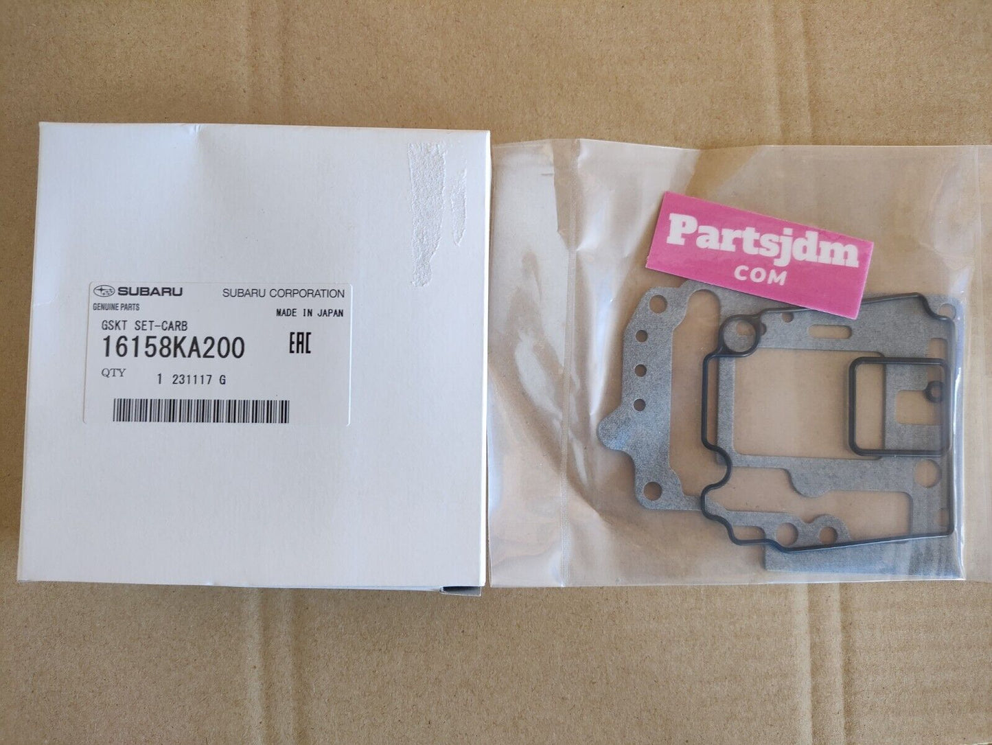 SUBARU Genuine JDM parts Sambar Dias Van Gasket Set Carburetor 16158KA200 KS3 KS4