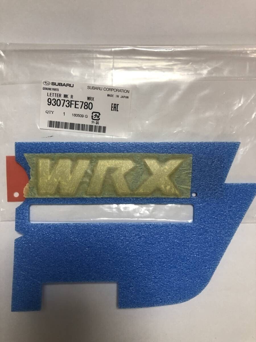 شعار سوبارو الأصلي JDM إمبريزا WRX GDB 93073FE780 الخلفي