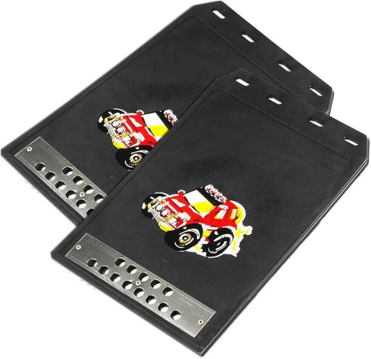 MORY TRADE JDM Mud Flaps Mud Guards MM-20190318-DY Aluminum Truck Black