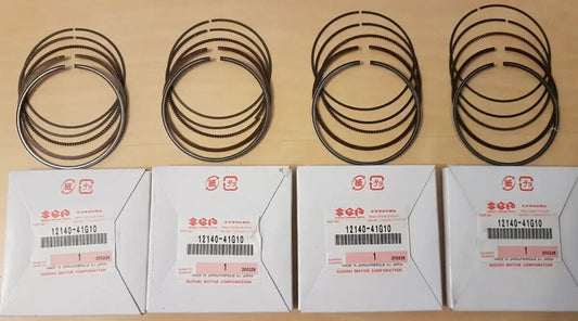 SUZUKI GENUINE JDM OEM GSX-R1000 07-08 PISTON RING 4PCS SET 12140-41G10