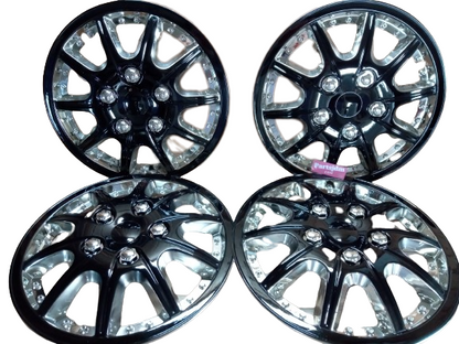 Suzuki Carry JDM Wheel cover 12inch 4pcs Wheel Cap Set Chrome & Black