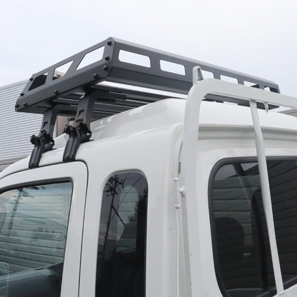 Sambar Truck JDM S500J S510J High Roof Black Roof Rack Assembly-type