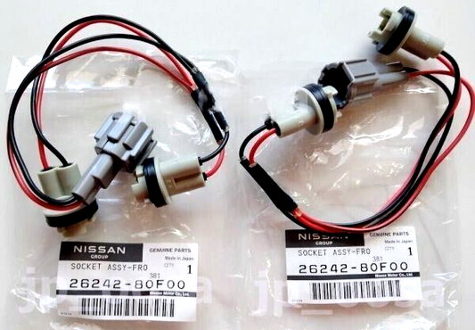 طقم أسلاك إشارات الانعطاف الأصلي من نيسان S14 سيلفيا كوكي (JDM) للجانبين 26242-80F00×2