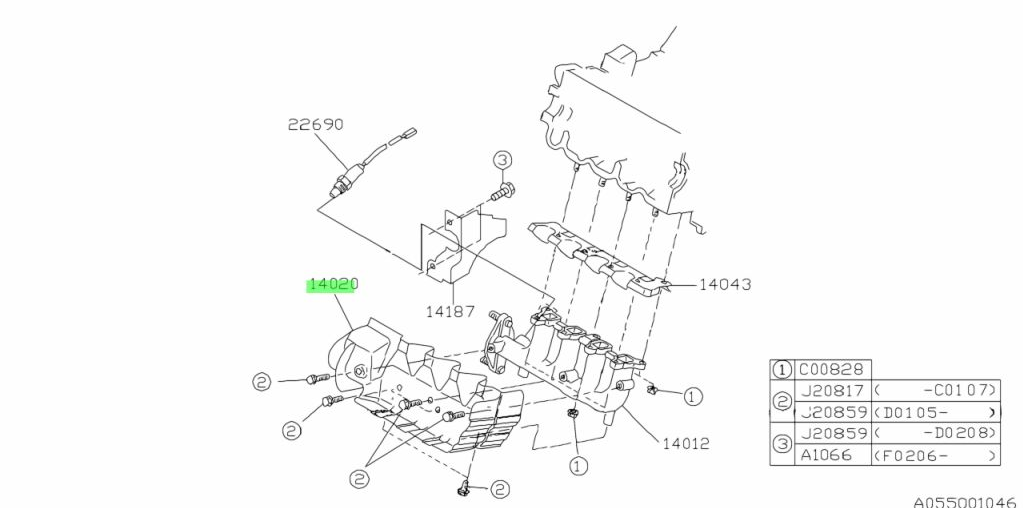 Sambar Truck JDM TT2 Exhaust Manifold Plate Genuine Parts