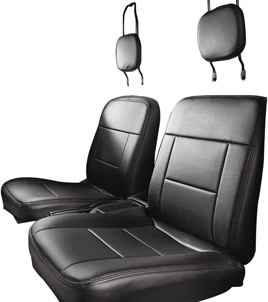 For SUBARU JDM Seat Cover Sambar Truck TT1 TT2 (All grades) Split Headrest Black