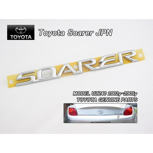 قطع غيار أصلية JDM SC430 Soarer UZZ40 شعار Soarer الخلفي