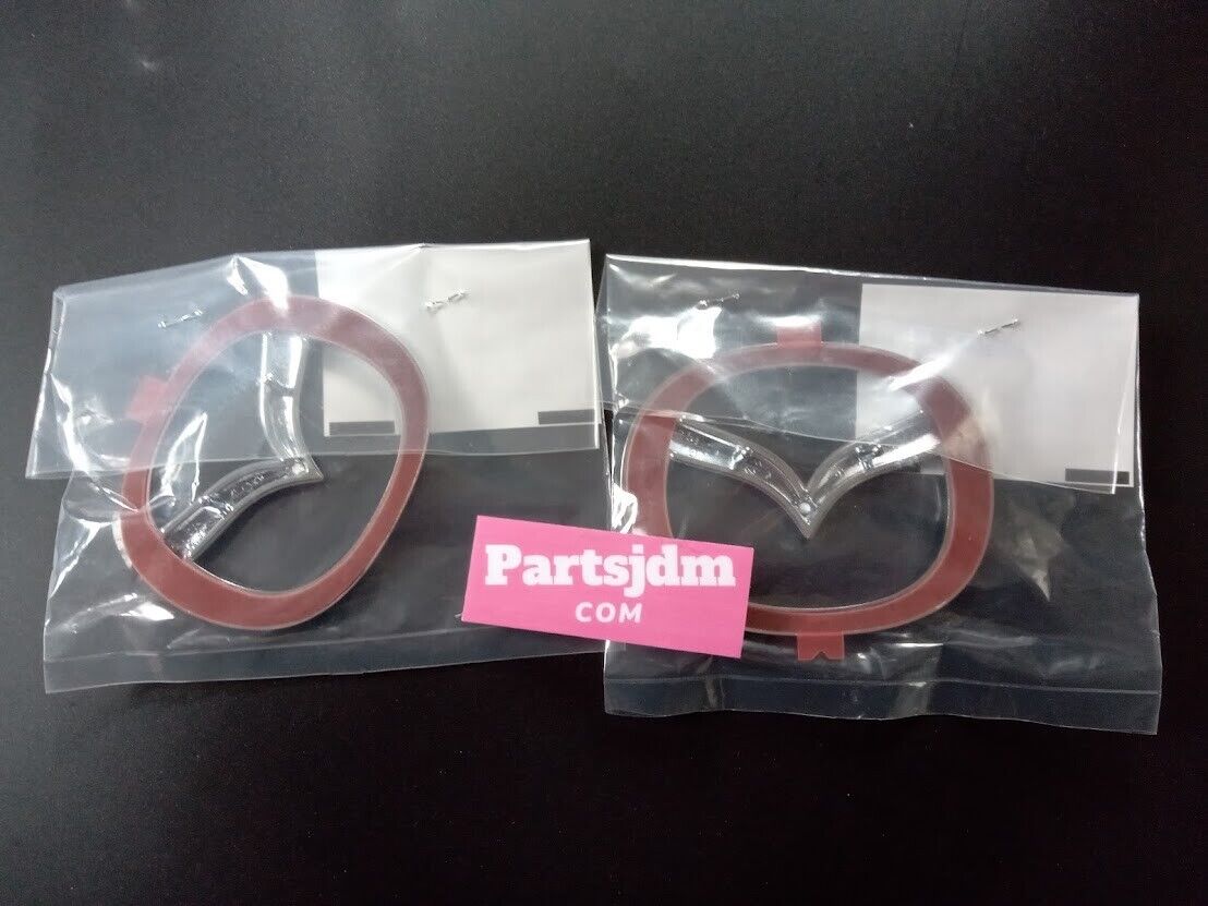Genuine Mazda JDM RX-7 FD3S Front Rear Emblem Set Badge Ornament Front Rear