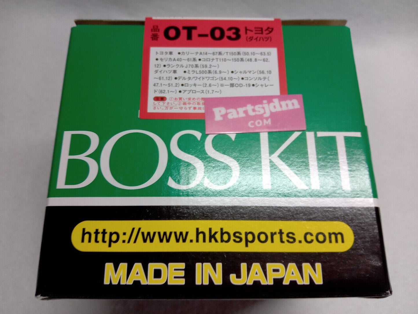 HKB SPORTS JDM Steering boss kit OT-03 Pixis Track Van S201 211 S321 331 HiJet S200