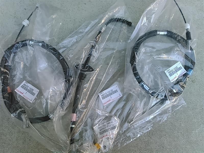 TOYOTA Genuine JDM SUPRA JZA80 Parking Brake Cable Assy FR & RH & LH & Equalizer Set