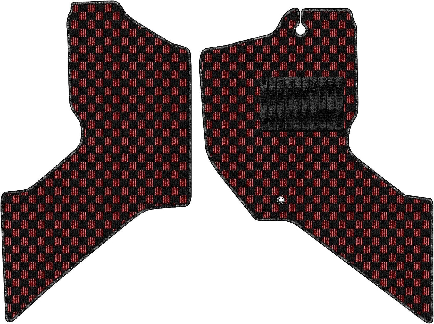 Suzuki Carry JDM Truck DA63T Floor mats Check × Red Car mats