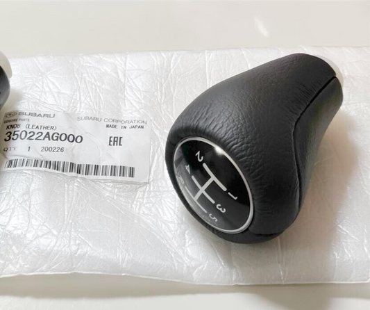 SUBARU Genuine JDM 35022AG000 Leather Shift Knob 5Spd 12-15 Impreza XV Crosstrek OEM