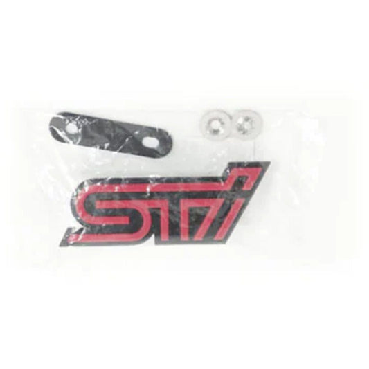 شبك أمامي أصلي من سوبارو (JDM) لسيارات إمبريزا WRX STi GDB، شعار STi وردي، طقم BKT CLP OEM